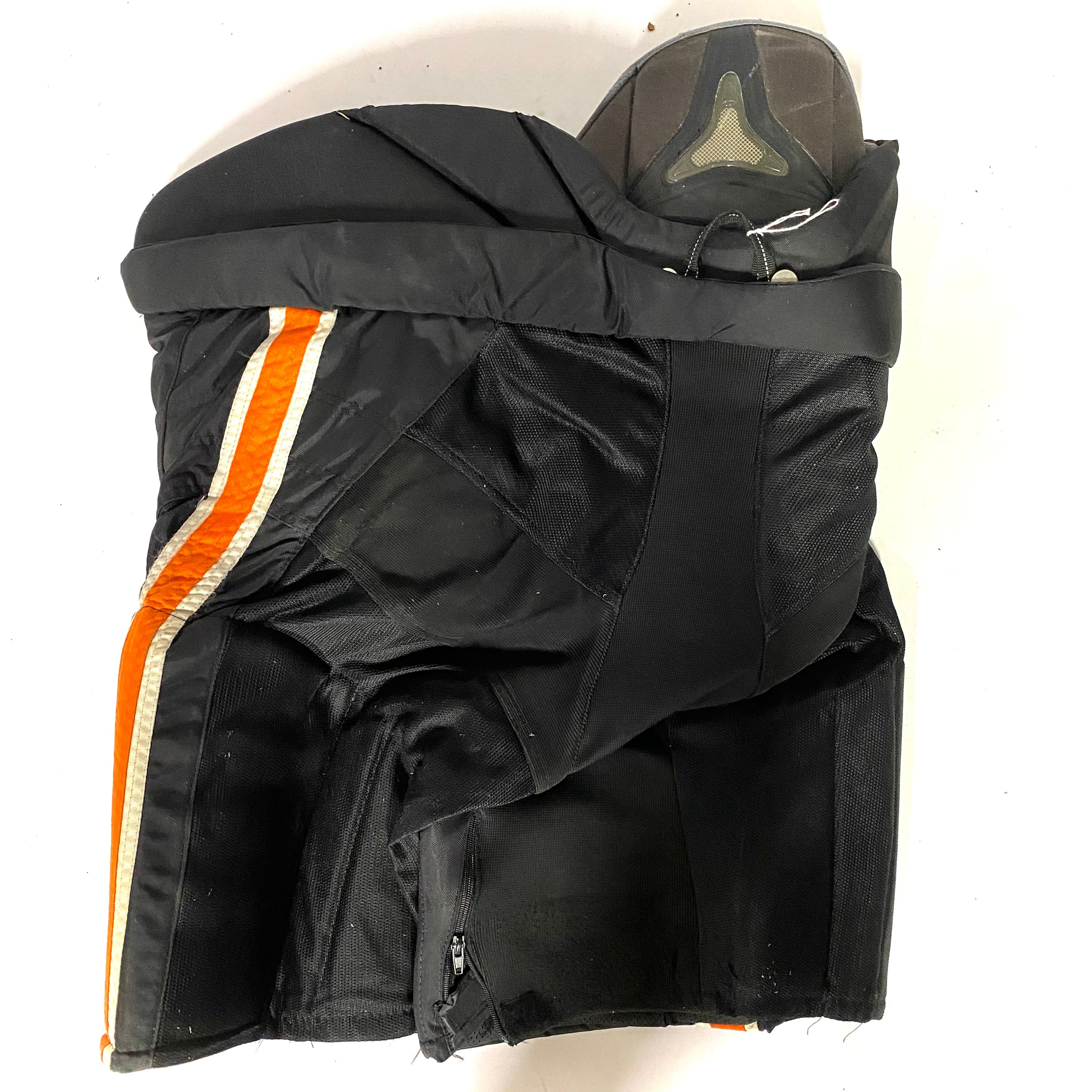 Bauer Nexus - Pantalon de hockey NCAA Pro Stock d'occasion - (Noir/Orange/Blanc)